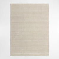 Vaughn Performance Wool-Blend Handwoven Ivory Area Rug 6'x9'