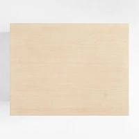 Vernon Natural Wood Side Table with Drawer, Set of 2