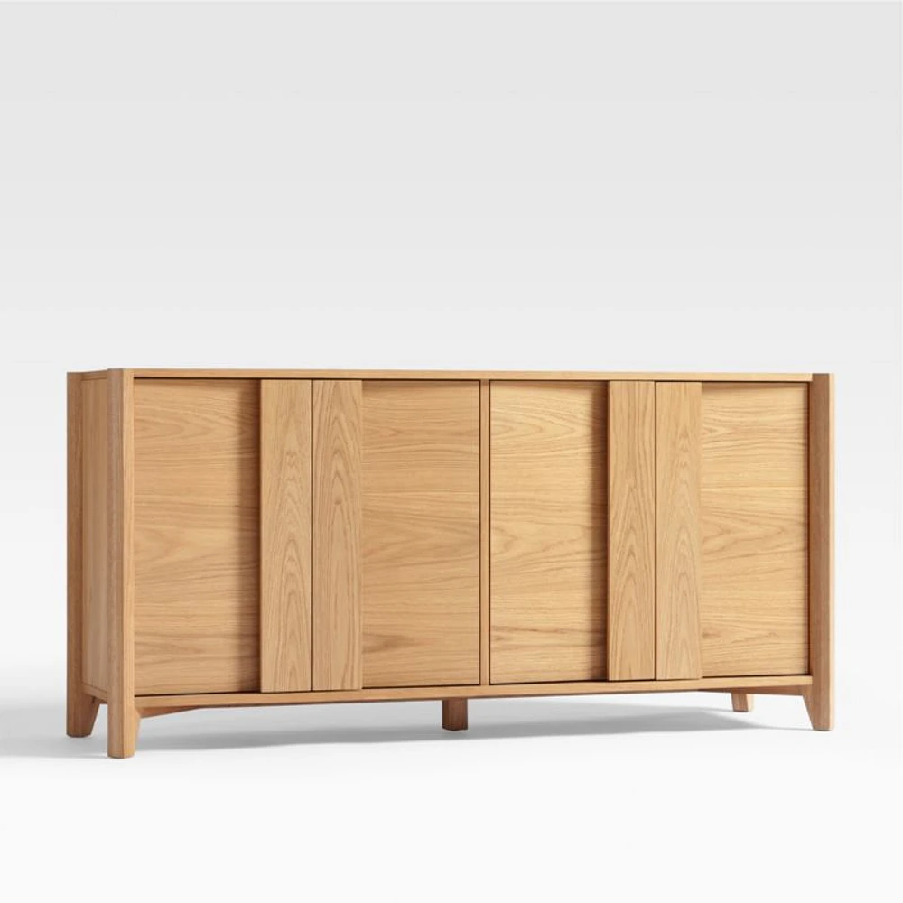 Vertex Natural 62" Storage Media Console