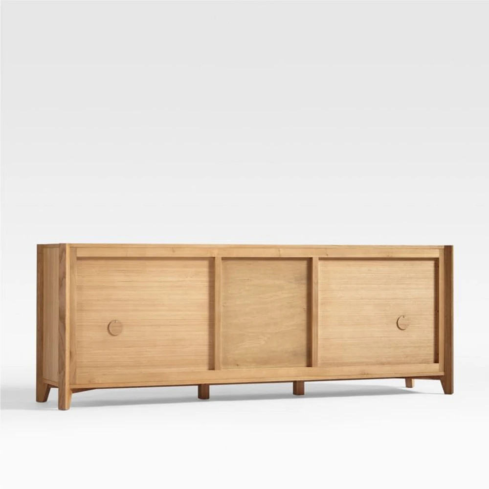 Vertex Natural 82" Storage Media Console