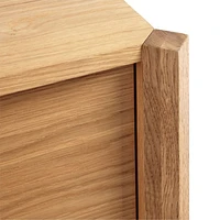 Vertex Natural 82" Storage Media Console