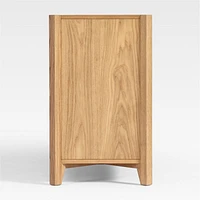Vertex Natural 82" Storage Media Console