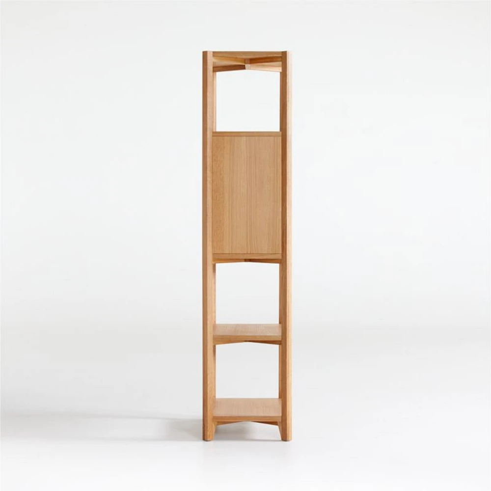 Vertex Bookcase Bar Cabinet
