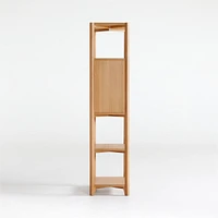 Vertex Bookcase Bar Cabinet