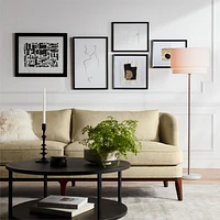 Echelon Round Coffee Table with Shelf