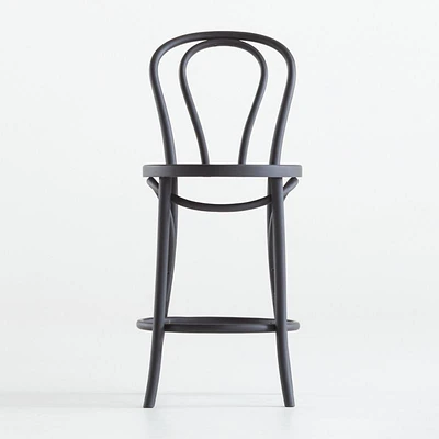 Vienna Matte Black Counter Stool