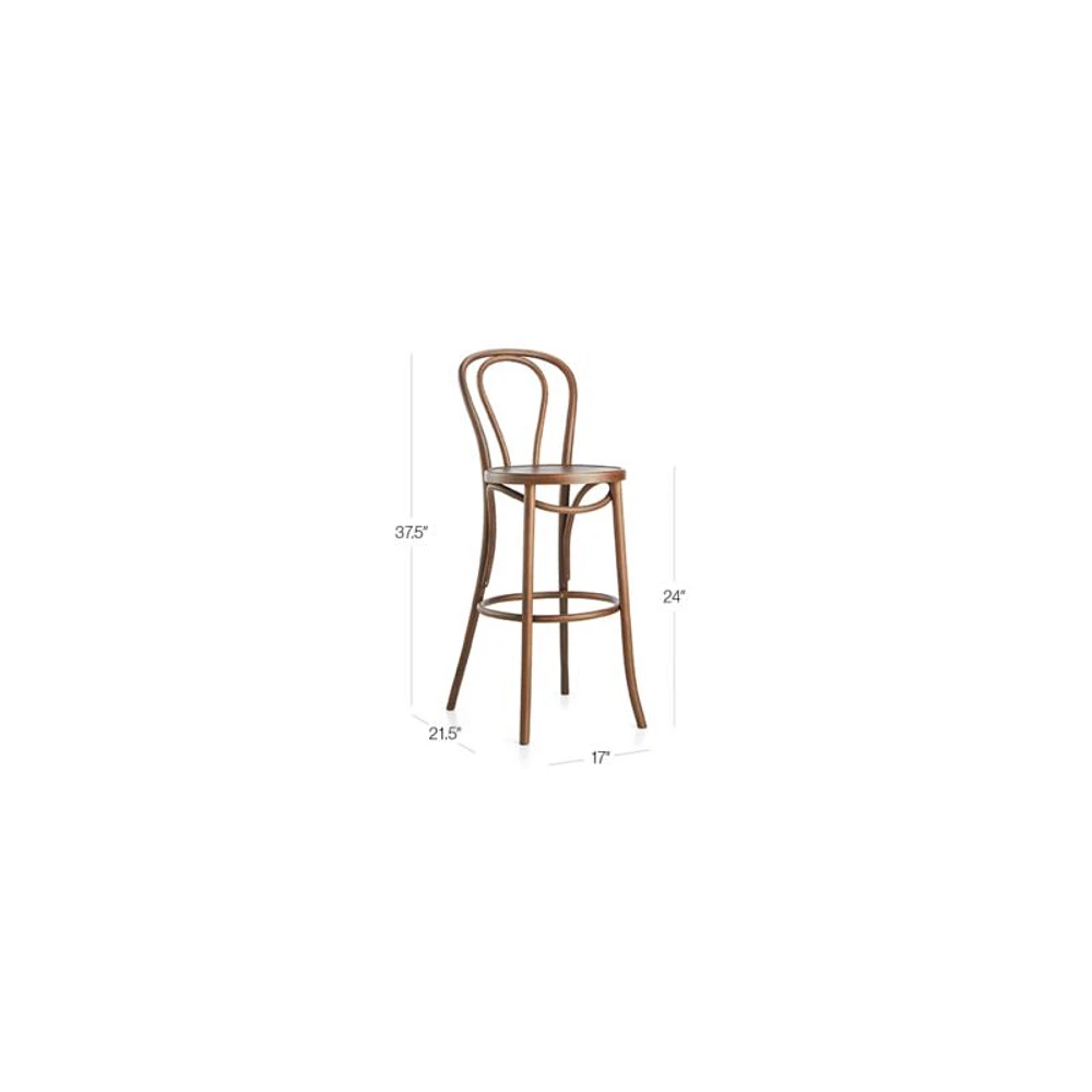 Vienna Walnut Counter Stool