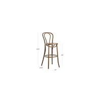 Vienna Walnut Counter Stool