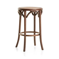 Vienna Walnut Backless Counter Stool
