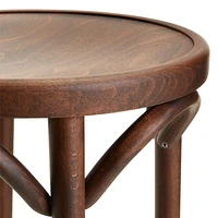 Vienna Walnut Backless Counter Stool
