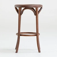 Vienna Walnut Backless Counter Stool