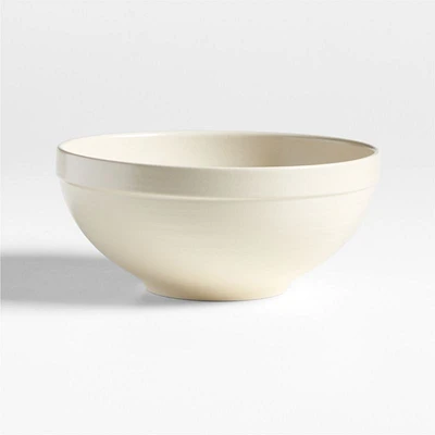 Villa Natural Stoneware Meal Bowl with Matte Glaze