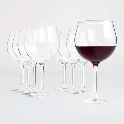 Aspen Red Wine Glasses, Set of 8