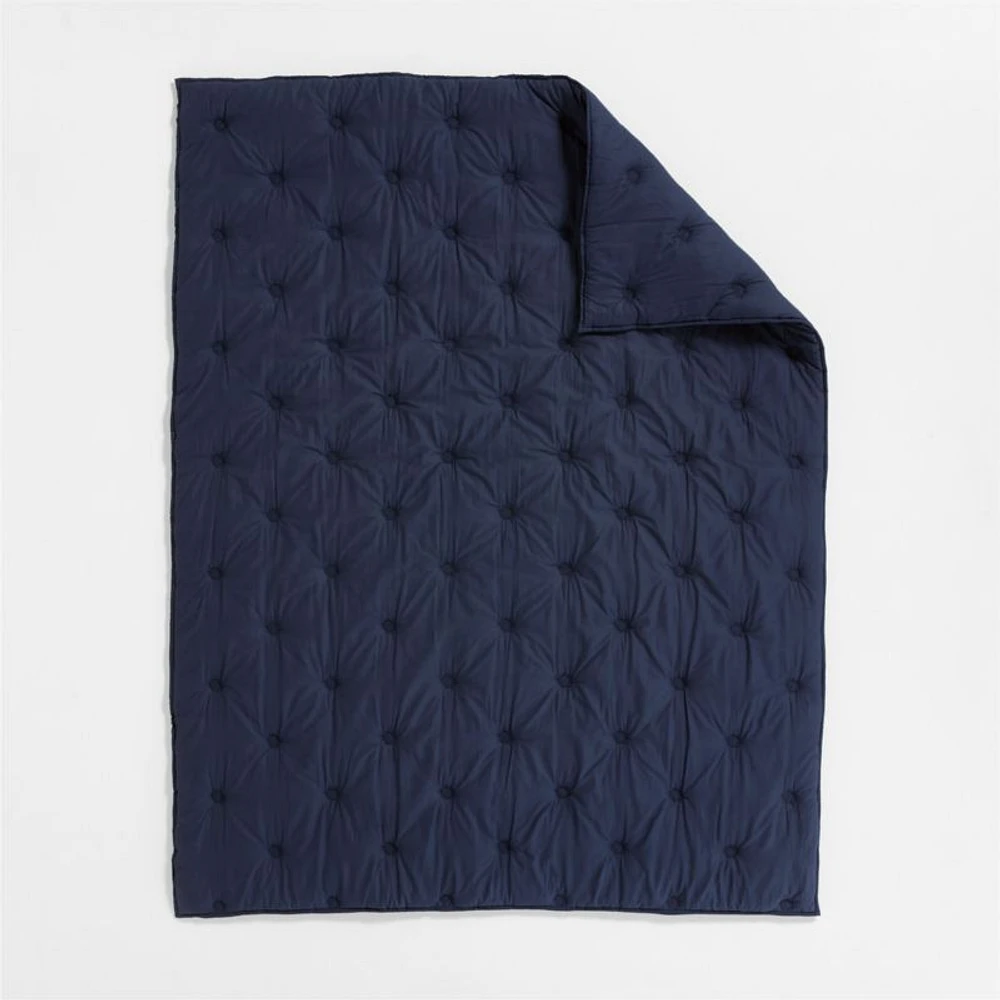 Organic Cotton Voile Deep Indigo Twin/Twin XL Comforter