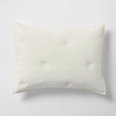 Organic Cotton Voile Pampas Ivory King Comforter
