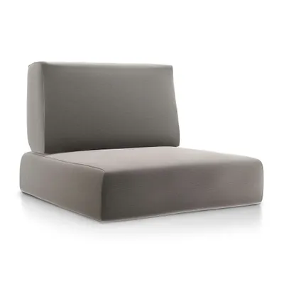 Walker Graphite Sunbrella ® Outdoor Lounge Chair Cushions