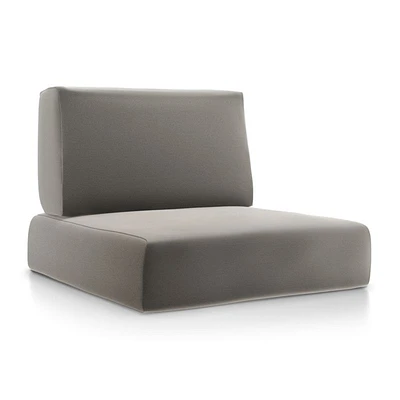 Walker Canvas Charcoal Sunbrella ® Outdoor Lounge/Swivel Chair Cushions