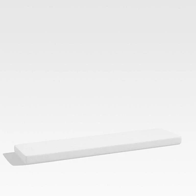 Walker White Sunbrella® Outdoor Dining Bench Cushion