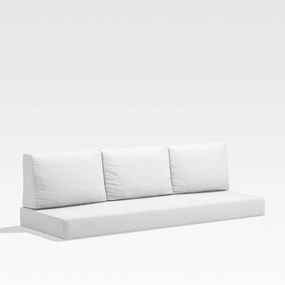 Walker Canvas White Sunbrella ® Outdoor Sofa Cushions, Set of 4
