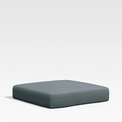 Walker Haze Grey Sunbrella ® Outdoor Ottoman Cushion