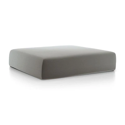 Walker Canvas Charcoal Sunbrella ® Outdoor Ottoman Cushion