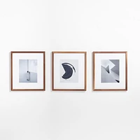 3-Piece Walnut Wood 11x14 Gallery Wall Frame Set