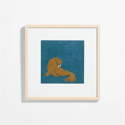 Walrus Framed Wall Art Print