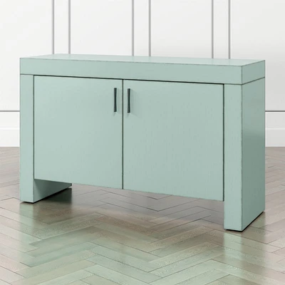 Waterfall Blue-Grey Storage Cabinet
