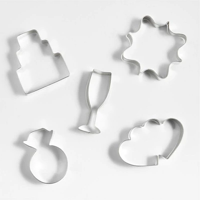 Wedding Cookie Cutters, Set of 5