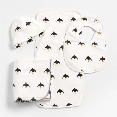 Welcome Penguin Organic Baby Gift Set