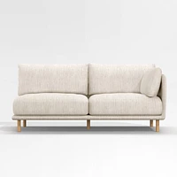 Wells Right-Arm Sofa with Natural Leg Finish