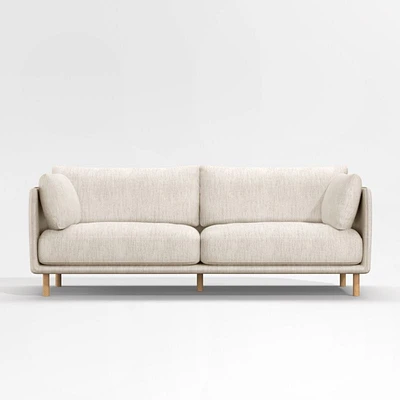 Wells Sofa with Natural Leg Finish