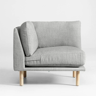 Wells Corner with Natural Leg Finish