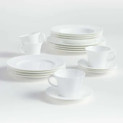 White Pearl -Piece Dinnerware Set