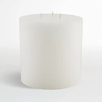 White Pillar Candle 6"x6"