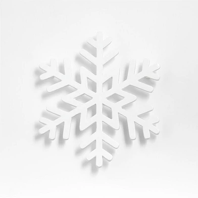 White Snowflake Trivet