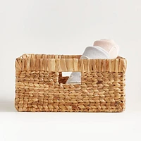 Natural Wicker Changing Table Basket with Handles