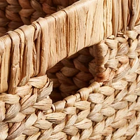 Natural Wicker Changing Table Basket with Handles