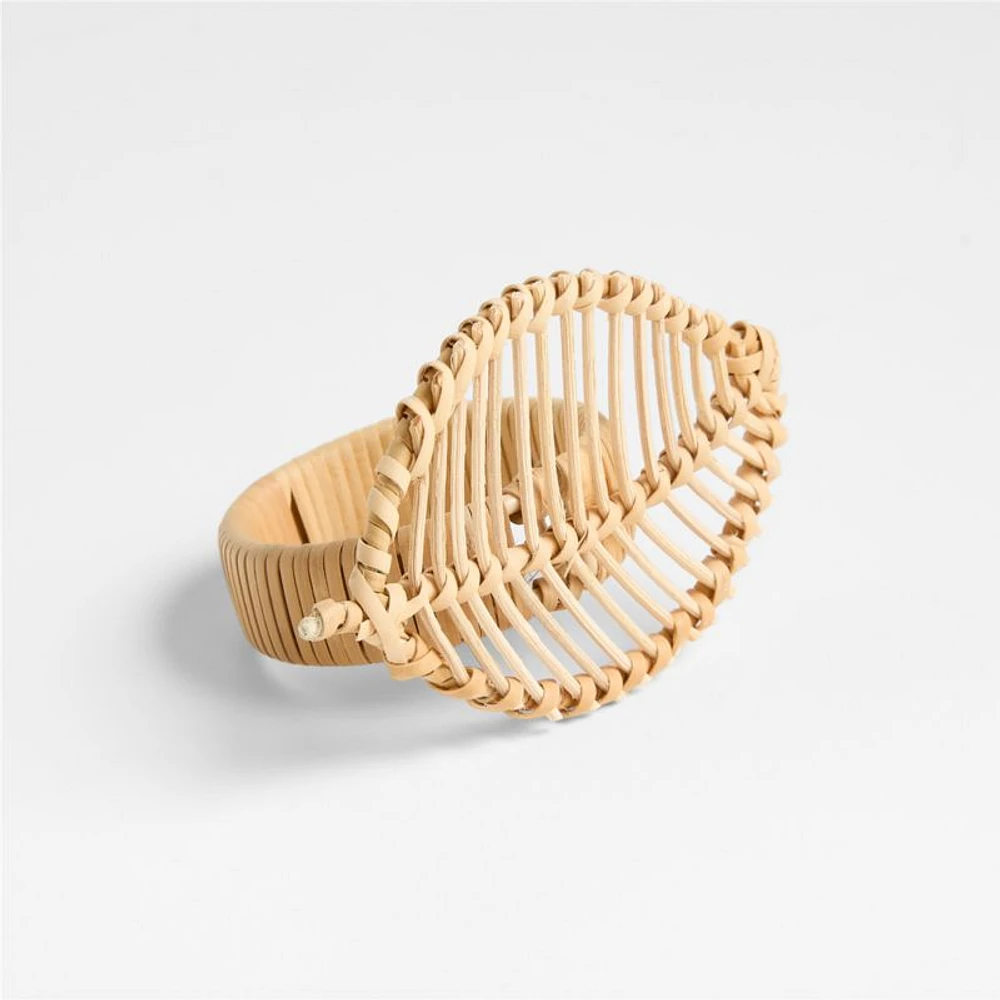 Wicker Leaf Napkin Ring