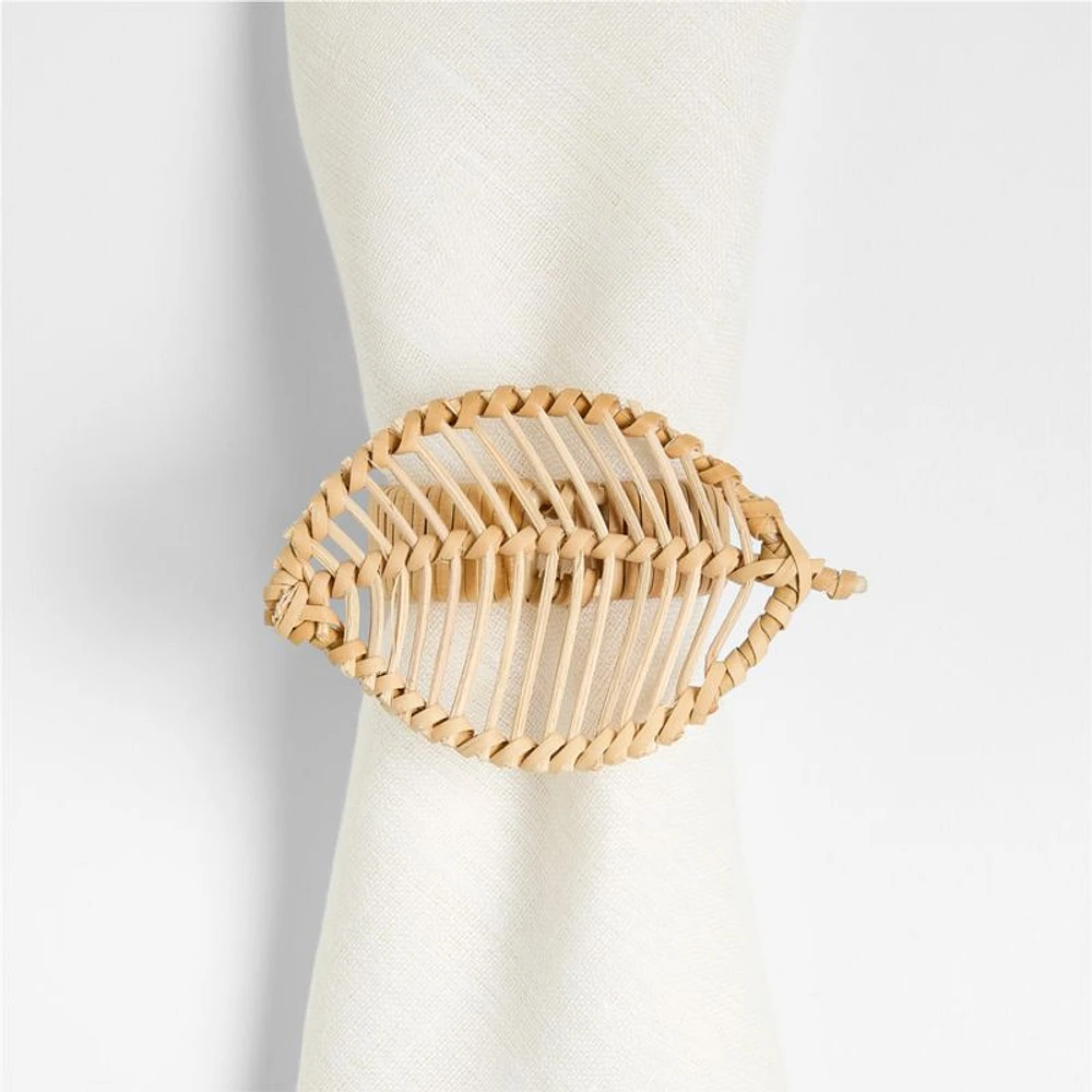 Wicker Leaf Napkin Ring