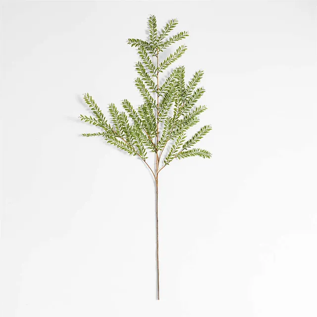 Lit Faux-Pine Branch