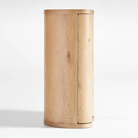 Winslow Natural Oak Wood Bar Cabinet by Jake Arnold