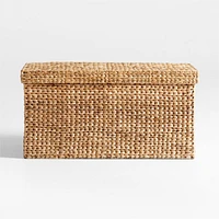 Wonderful Wicker Natural Woven Kids Toy Box with Lid