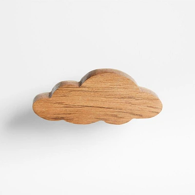 Wood Cloud Knobs, Set of 4