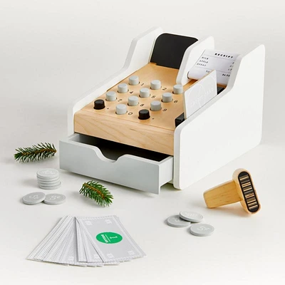 Wooden Kids Cash Register Playset