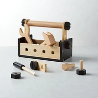 Wooden Toy Kids Tool Box
