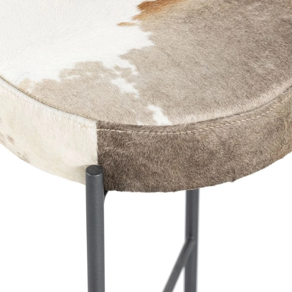 Worth Cowhide Counter Stool