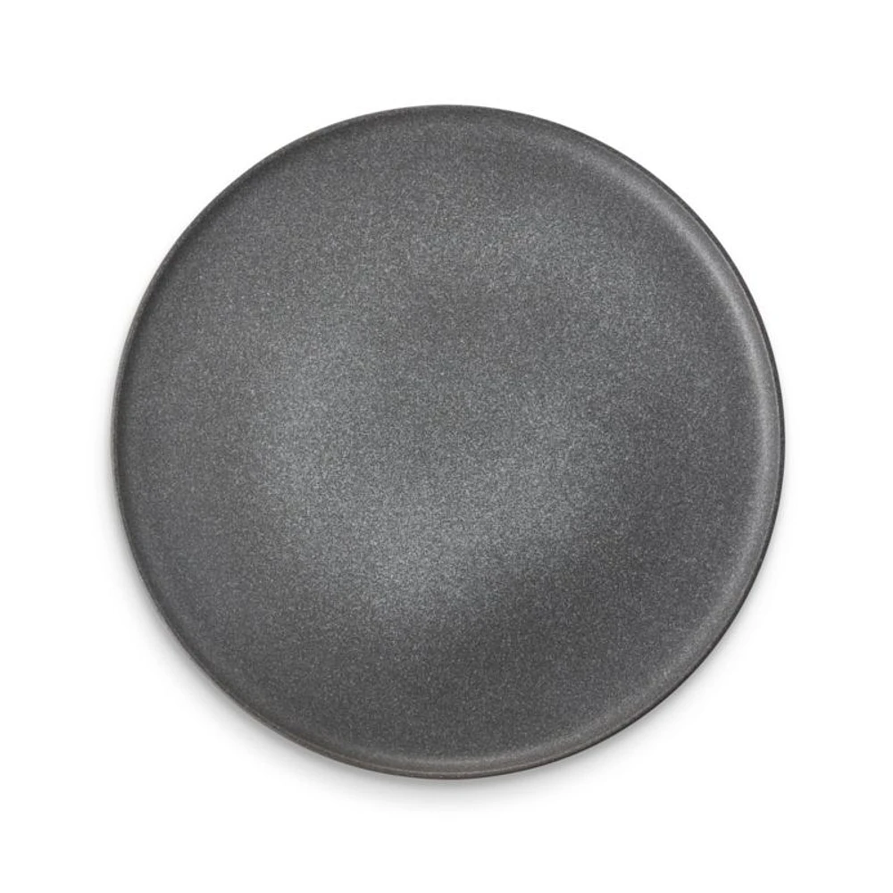 Wren Matte Dark Grey Dinner Plate