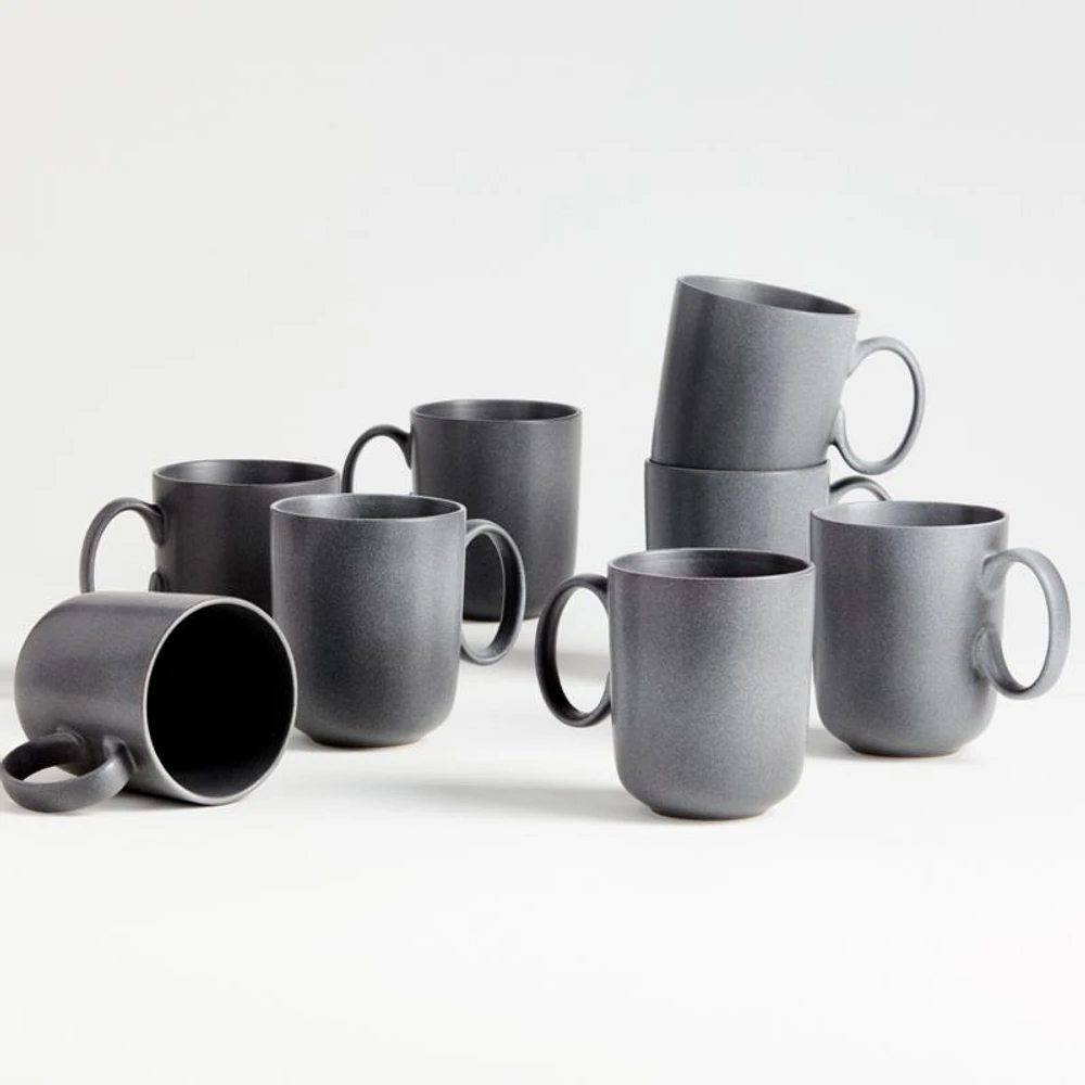 Wren 14-oz. Matte Dark Grey Mug