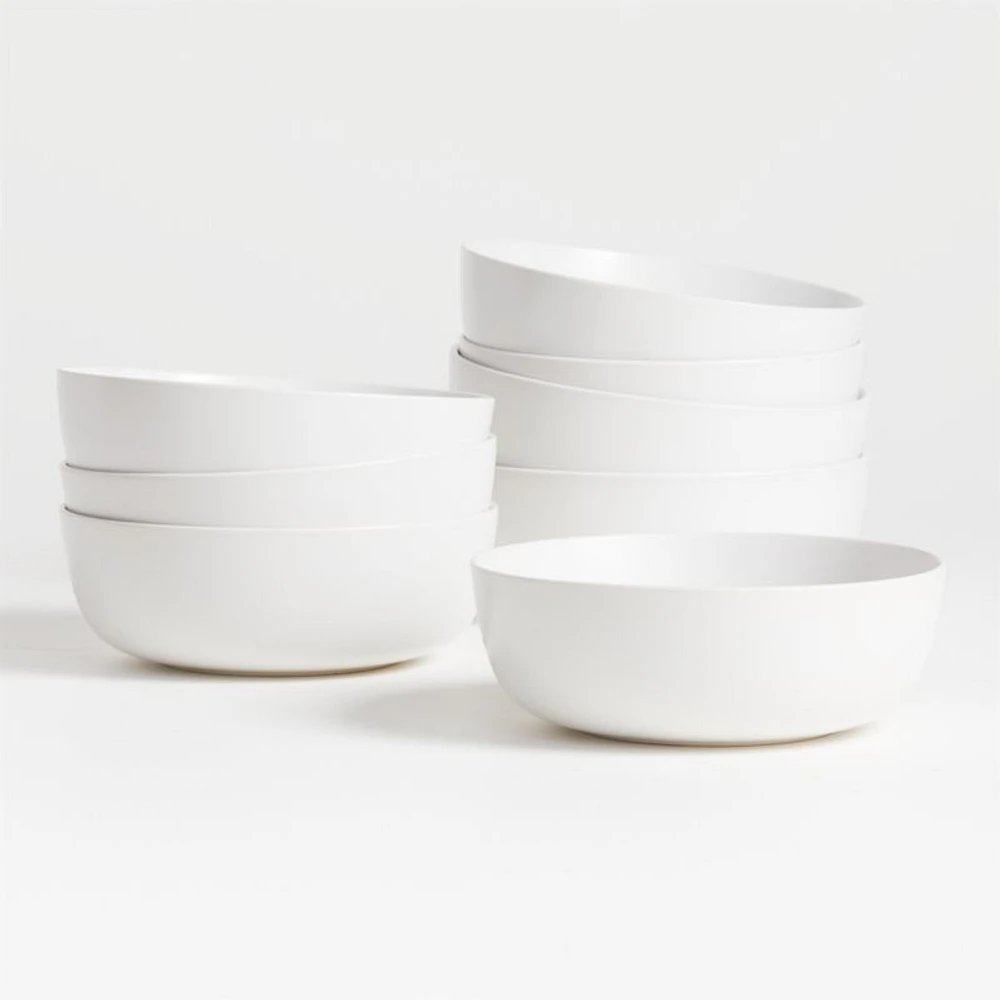 Wren Matte White Cereal Bowl